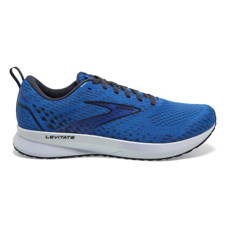 Brooks Levitate 5 Men's Road Running Shoes - Blue/India Ink/White (40783-KRAJ)